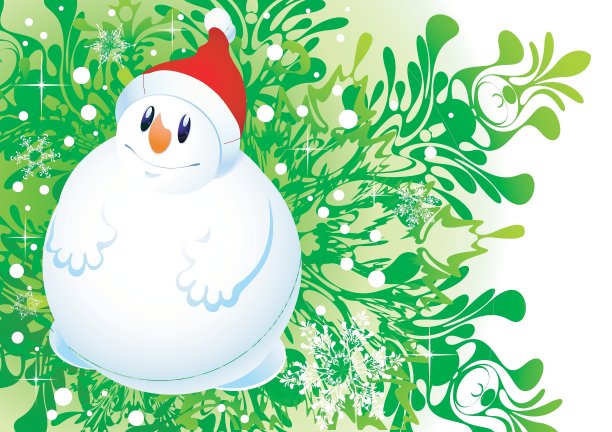 雪人图片下载