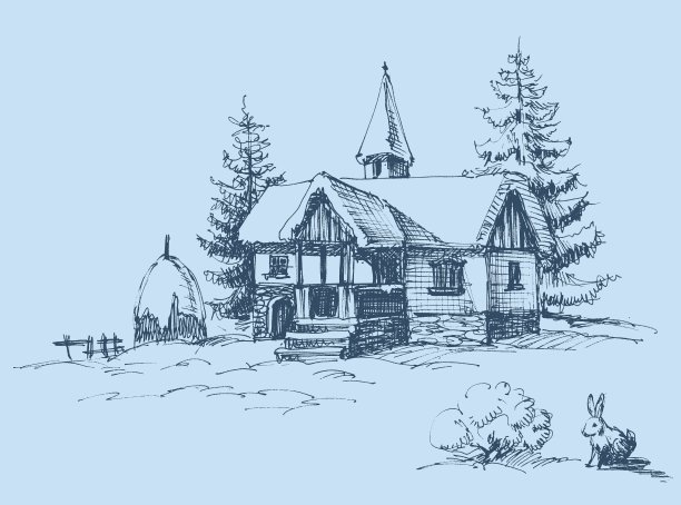 冬天的风景图片下载