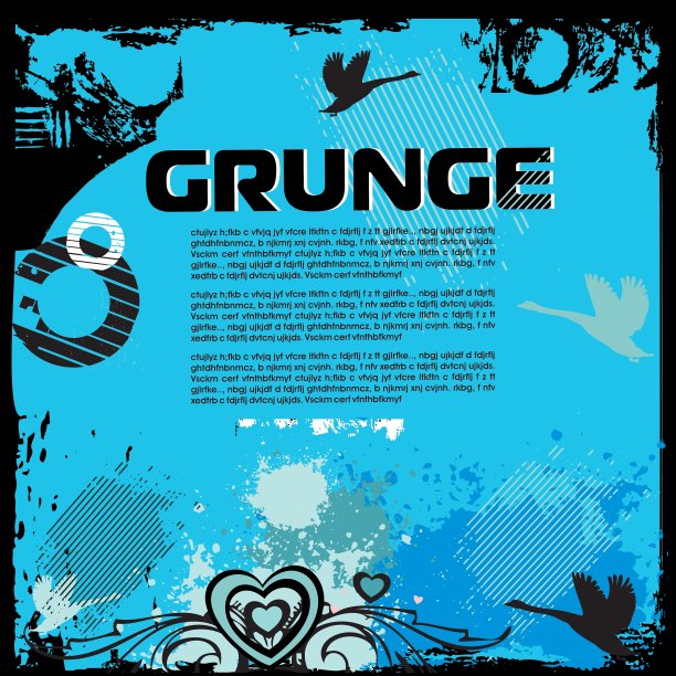 有鸟的垃圾摇滚背景图片下载