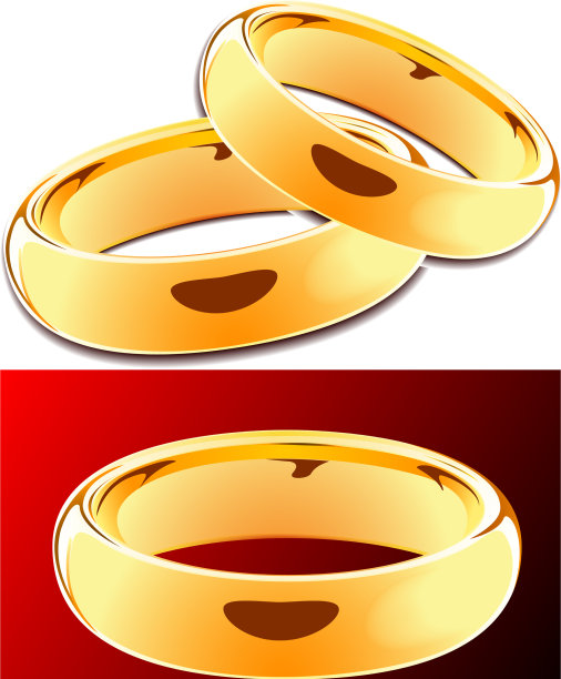 黄金戒指图片下载