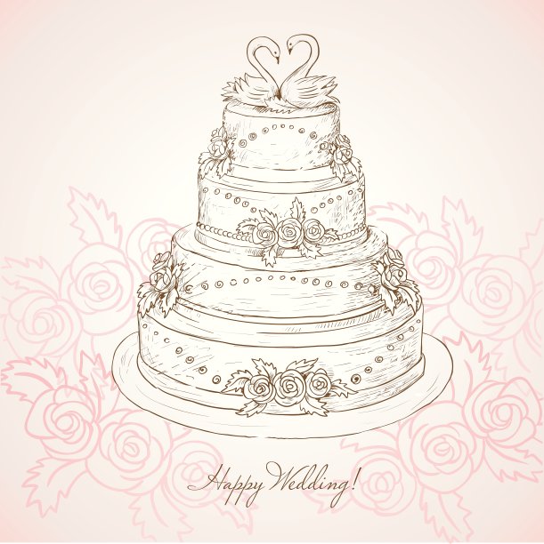 婚礼蛋糕图片下载