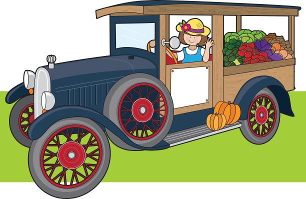 素食的卡车图片下载