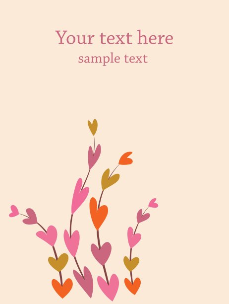 复古的花背景图片下载