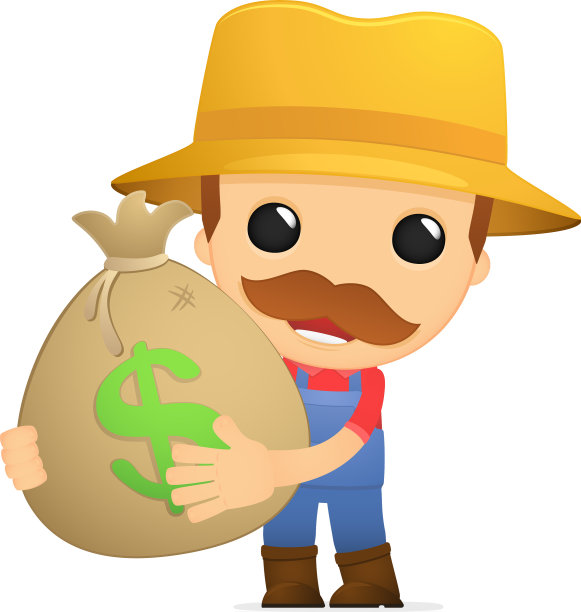 有趣的卡通农民图片下载