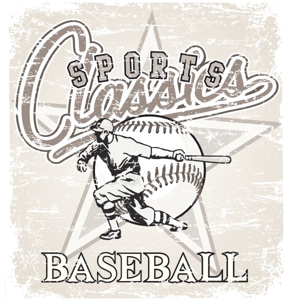 经典的棒球运动图片下载