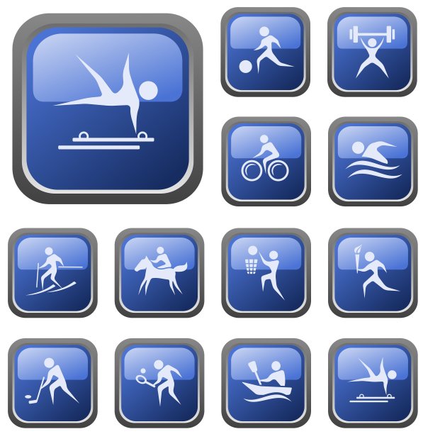 运动按钮图片下载