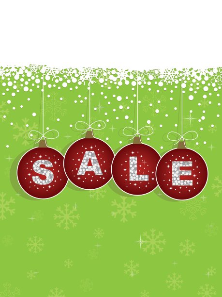 红色冬季特价标签图片下载