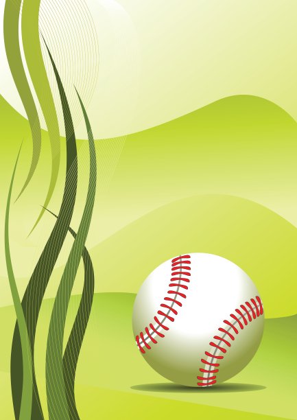 向量棒球背景图片下载