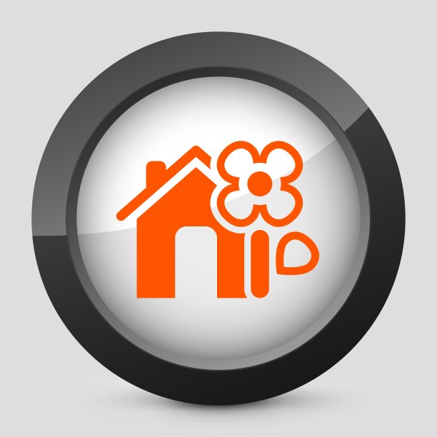 橙色和灰色优雅光滑的图标图片下载