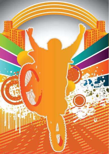 抽象的夏天背景图片下载