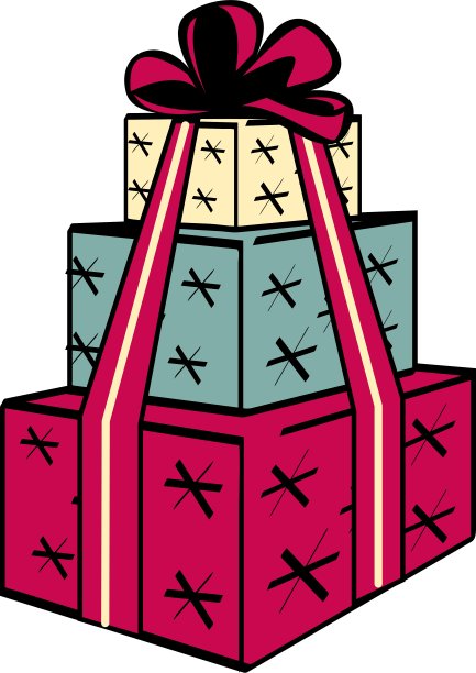 堆叠的礼物礼物图片下载