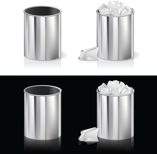 金属垃圾桶图片下载