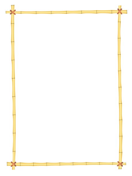 竹框架模式图片下载