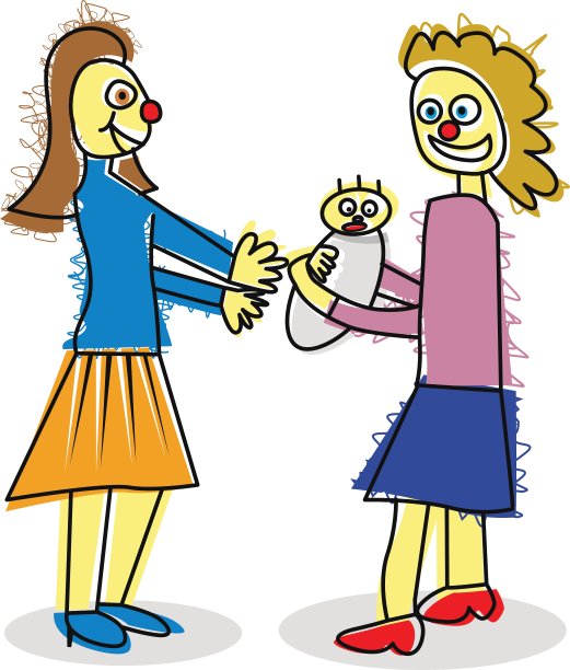 像妈妈和宝宝一样的孩子图片下载