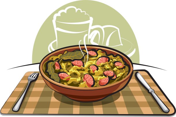 酸菜和香肠图片下载