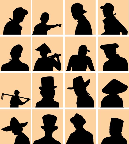 使用帽子轮廓图片下载