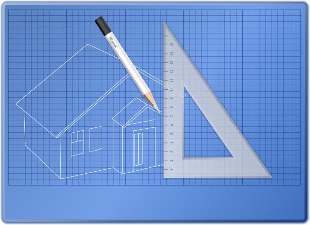 用铅笔和三角形画板图片下载