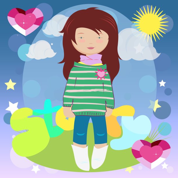 女孩的故事图片下载