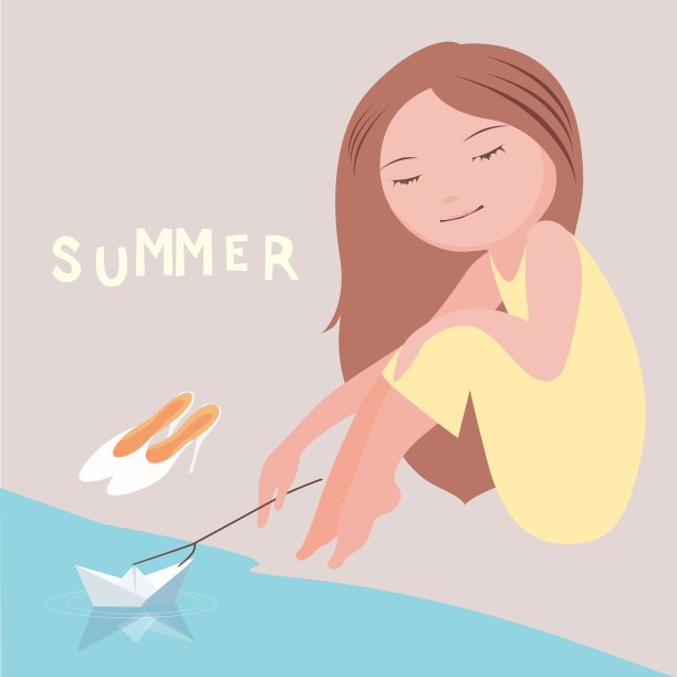 夏天的心情图片下载