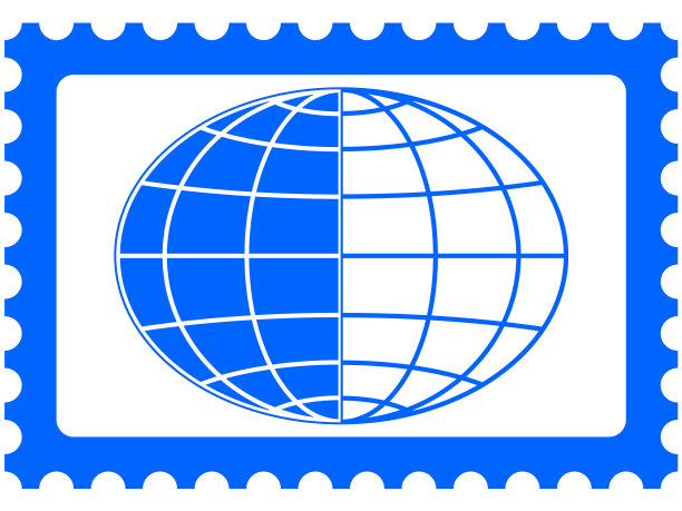 地球上邮票图片下载