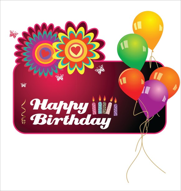 生日快乐的背景图片下载