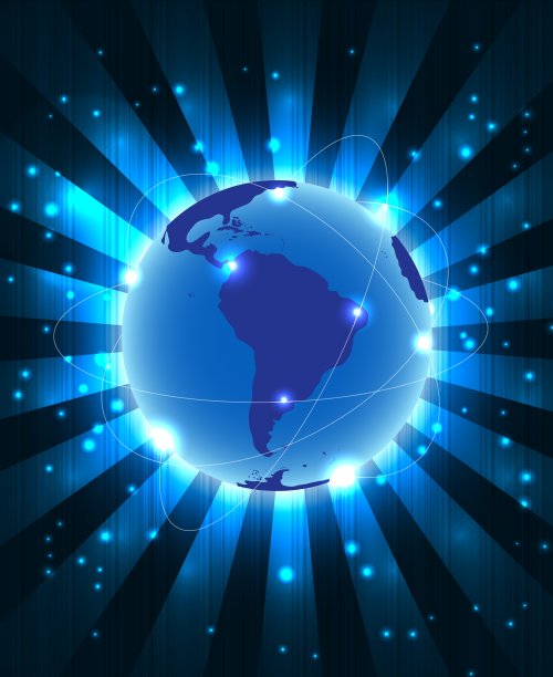 抽象金属连接概念接地背景图片下载