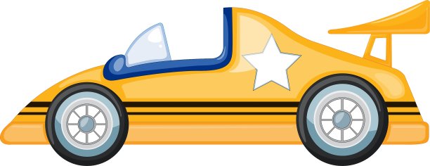 黄色的车图片下载