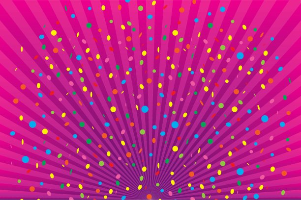 五彩纸屑图片下载