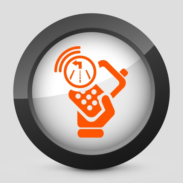 橙色和灰色优雅光滑的图标图片下载