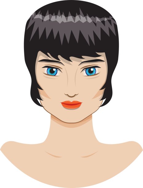 一个美丽女孩的肖像图片下载