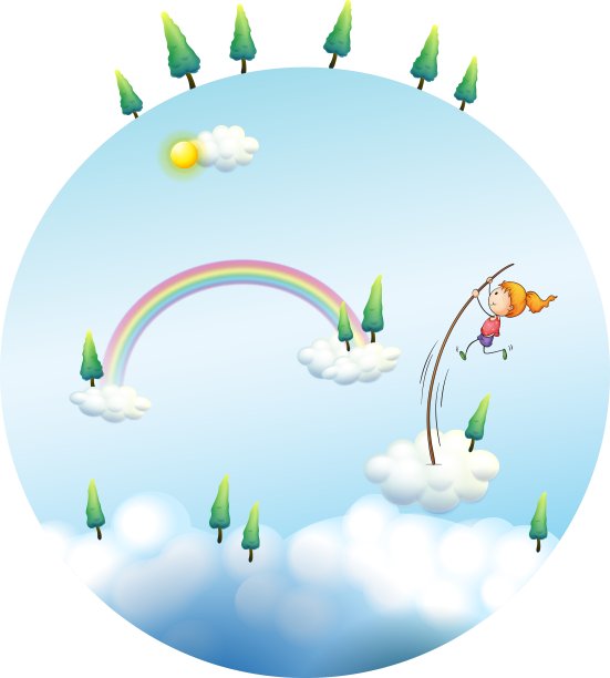 地球和一个女孩的代表图片下载