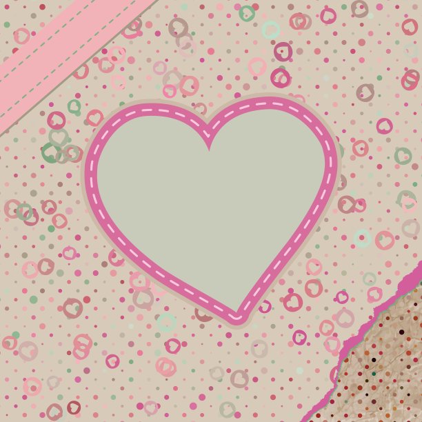 情人节心形图案EPS 8图片下载