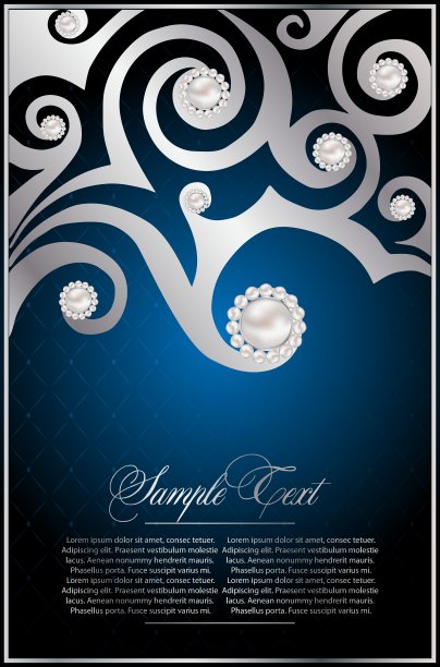 抽象的蓝色背景图片下载