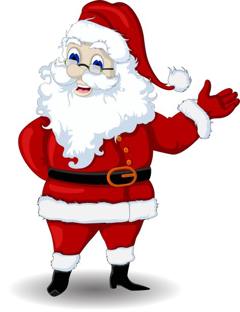 圣诞老人卡通为你设计图片下载