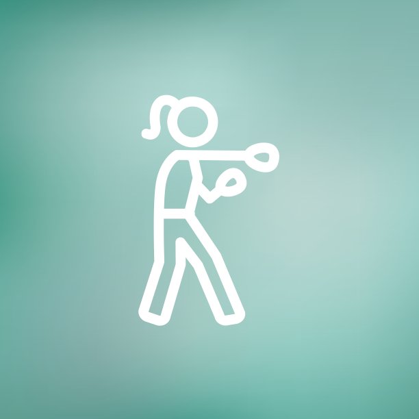 女拳师细线图标图片下载