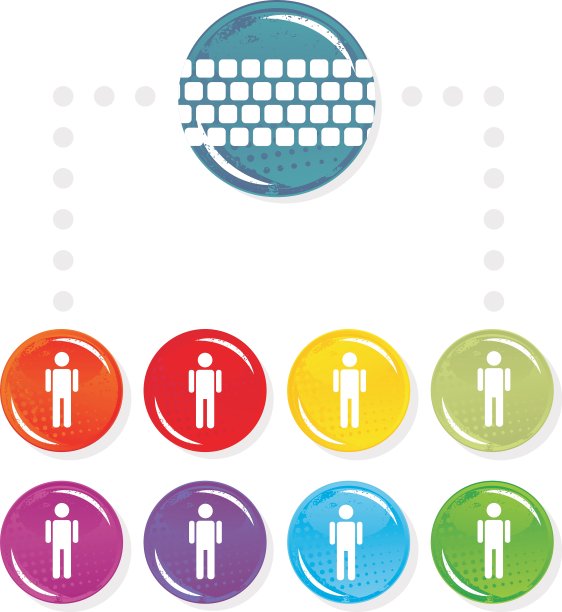 社交媒体图标图片下载