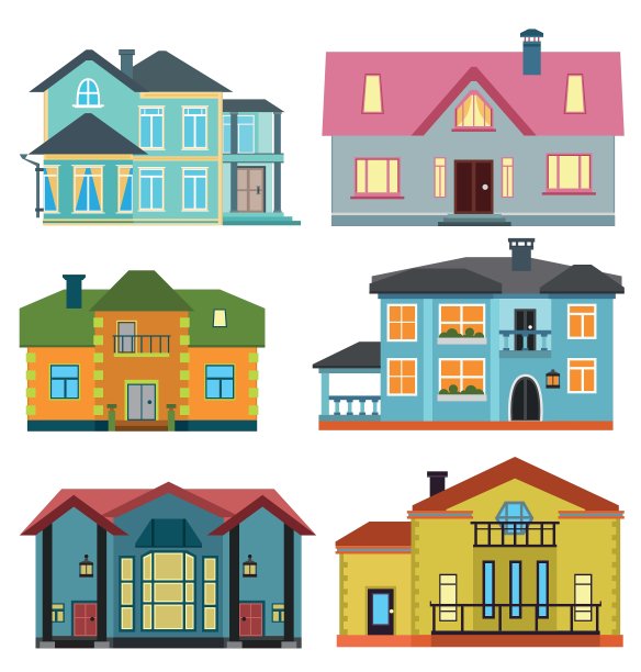 信息图的小屋集图片下载