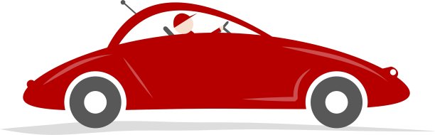 男子驾驶红色跑车为您设计图片下载