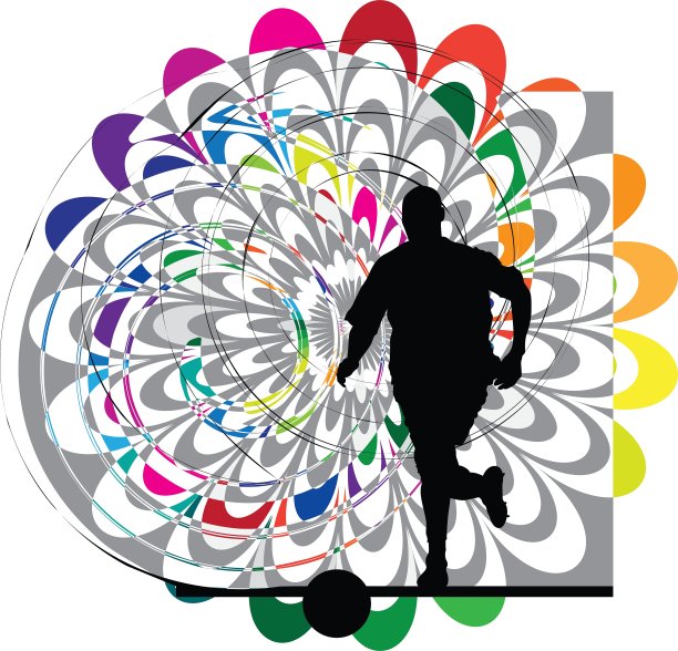 足球运动员在比赛中图片下载