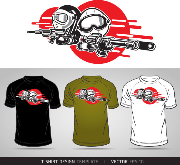 t恤的卡通设计图片下载