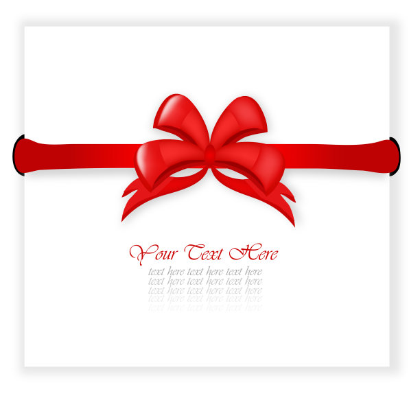 红蝴蝶结证书图片下载