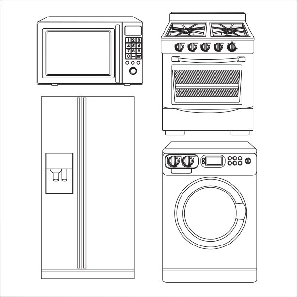 挂在架子上的扬声器特写镜头图片下载