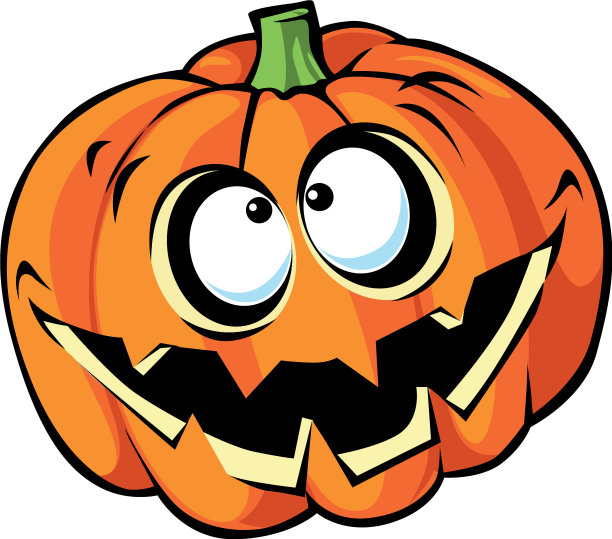 可怕的万圣节南瓜卡通图片下载