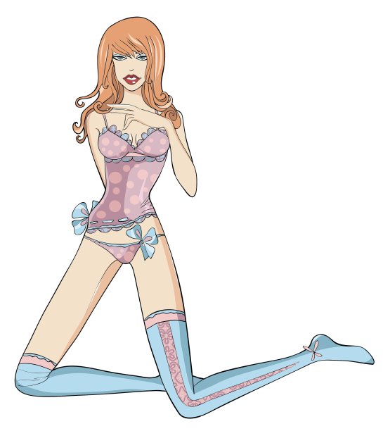 女孩内衣图片下载