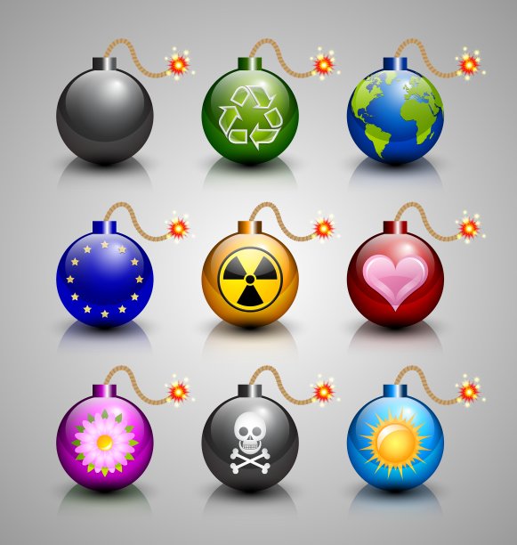 燃烧炸弹图标图片下载