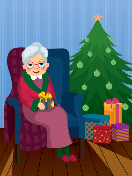 给奶奶的圣诞礼物图片下载