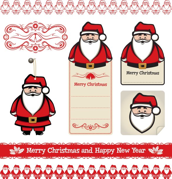 圣诞老人组图片下载