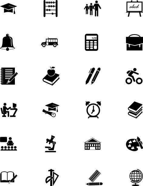 教育立体图标1图片下载