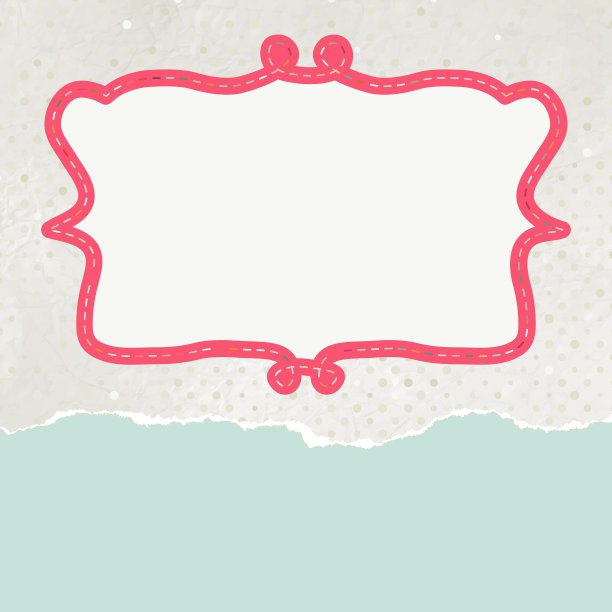 旧卡片设计橙色复古框架EPS 8图片下载