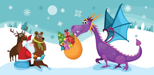 圣诞贺卡图片下载